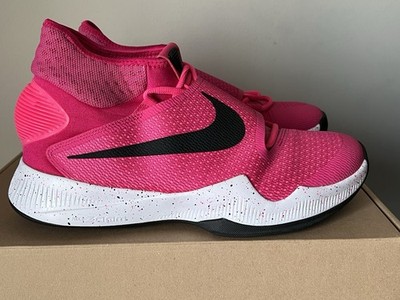 Nike Mens 820224-606 Think Pink Zoom HyperRev 2016 Size 10.5 Basketball Shoes