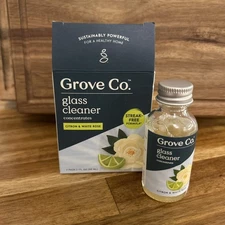 1bottle Grove Co Glass Cleaner Refill Concentrate PlantBased Citron White Rose