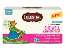 Celestial Seasonings She Well Raspberry Leaf Herbal Tea