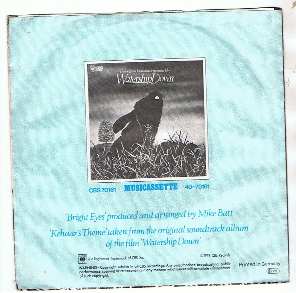 ART GARFUNKEL 7" SINGLE BRIGHT EYES - Bild 2 von 4