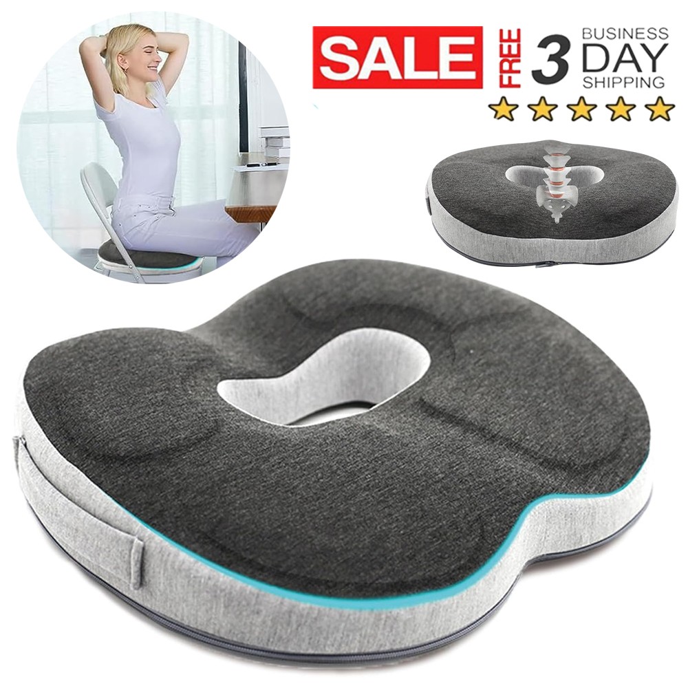 Donut Kissen Steißbein Sitzkissen für Prostata Ischias Beckenboden Memory Foam