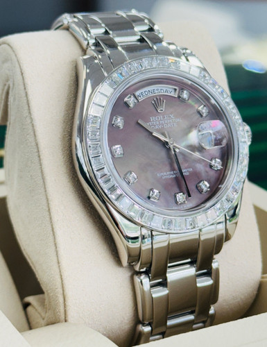 Rolex Day-Date 18956 39 Masterpiece with Factory Baguette Bezel  Factory Diamond