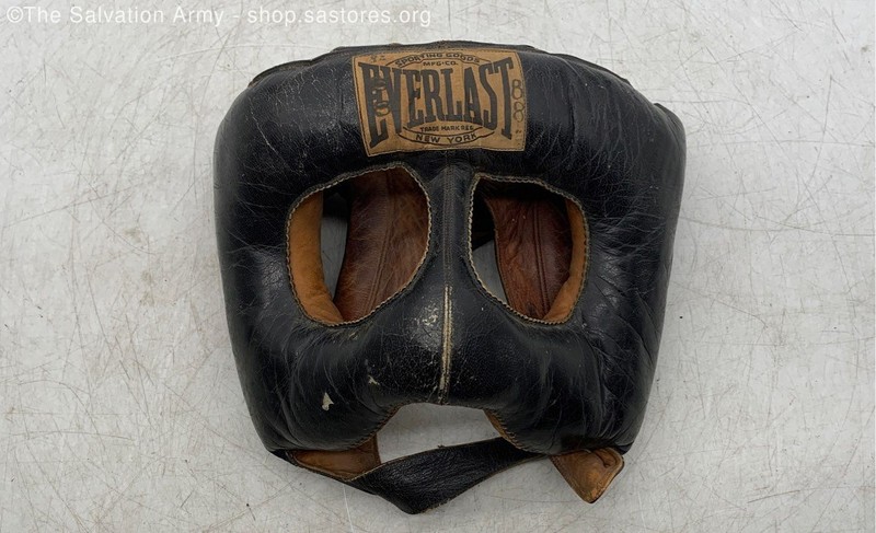 Everlast Antique 1920's Full Face 'Executioner' Style Boxing Headgear