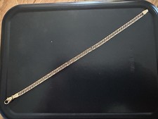 9ct Gold Unusual Link Bracelet. Fully Hallmarked.