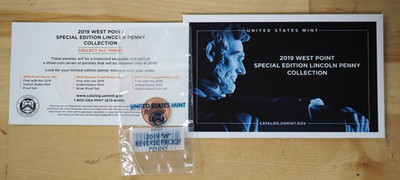 2019 W Special Edition Lincoln Penny Reverse Proof OGP & COA (19xw3) - FREE SHIP