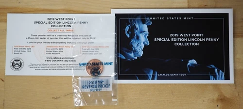 2019 W Special Edition Lincoln Penny Reverse Proof OGP & COA (19xw3) - FREE SHIP