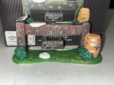 RARE Department 56 Jack Daniels Distillery Sign w/ Box 4056653