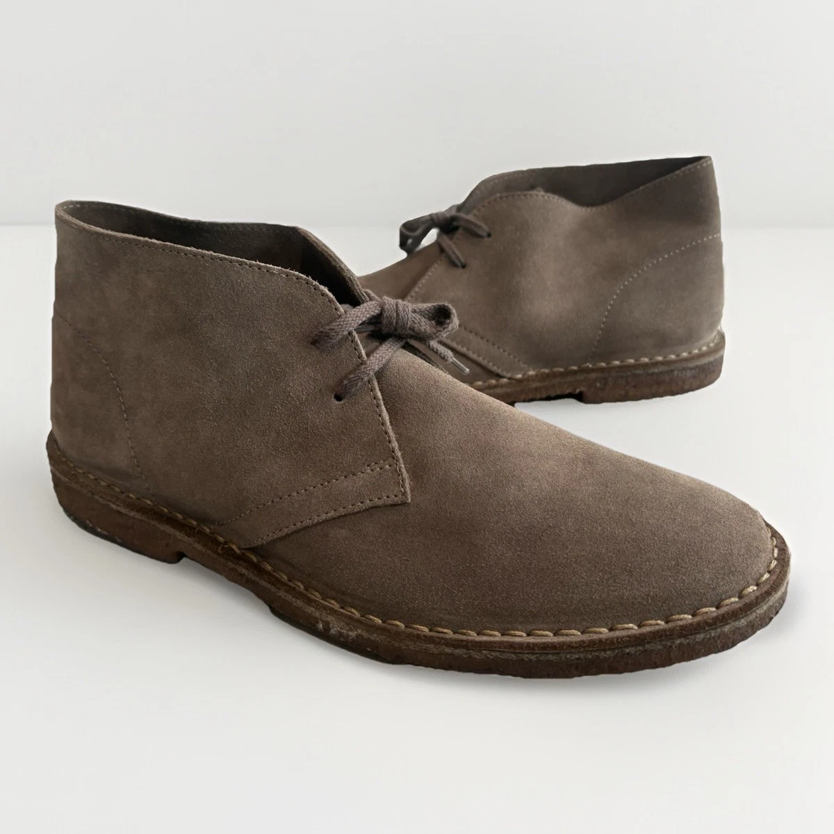 Blackstone Men\'s Taupe/Gray Suede Chukka Boots Chukka Gray Boots for Men for Sale | Shop New & Used Men main image 2
