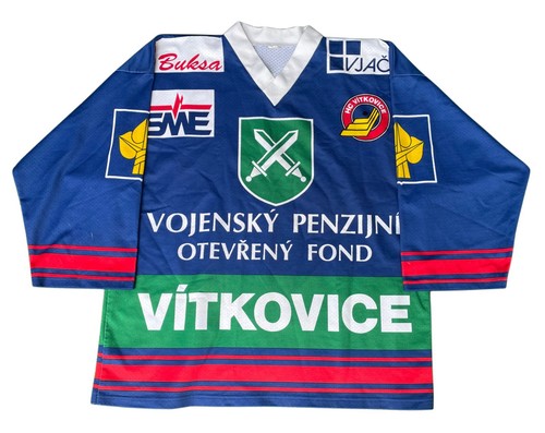 1999-2000 Ice Hockey Jersey HC Vitkovice PETRENKO 20 sz XL Czech