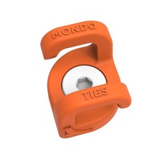 Kondor Blue Mondo Ties Cable Management Clips Orange, 4-Pack MFR KB MT 4 O