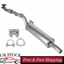 For VW POLO (9N_) (6R1, 6C1) 1.2 FRONT EXHAUST PIPE FLEXI (VW810V) + FITTING KIT