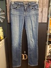 Levi’s Curve Women's Jeans Size 2 Blue Denim 2/26 26X32 Mid Rise Straight Flex — photo 2