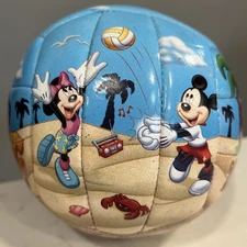Walt Disney World Disney Parks Souvenir Characters Signed Inflatable Volley Ball