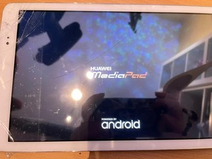 Huawei MediaPad T1-A21L  16GB Weiß/ Silber Android Tablet DEFEKTES DISPLAY