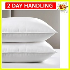 Bed Pillows Queen Size Set of 2, Hotel Collection, Down Alternative Soft Pill...