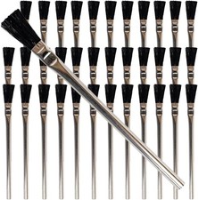 Pro Grade - Acid Brushes - 36 Count 3/8 Inch Boar Hair Acid Flux Brushes