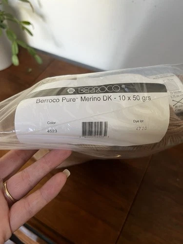 Berroco PURE MERINO Extra Fine Yarn (Lot of 10) Color #4523 Tan NEW DISCONTINUED image 2