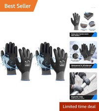 Waterproof Thermal Winter Work Gloves - Touchscreen  Insulated for Cold Weather