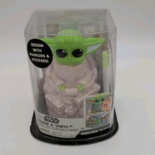Star Wars Mandalorian The Child Baby Yoda Design A Vinyl Stickers  4 Markers