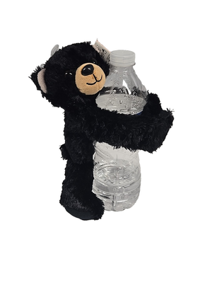 Wild Republic Huggers Black Bear Slap Bracelet Plush Stuffed