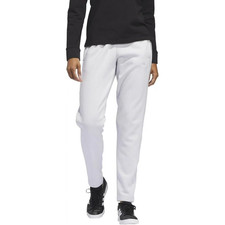 Adidas Women  s Relaxed Fit Taper Leg Fleece Pants Light Gray Size Small S NEW