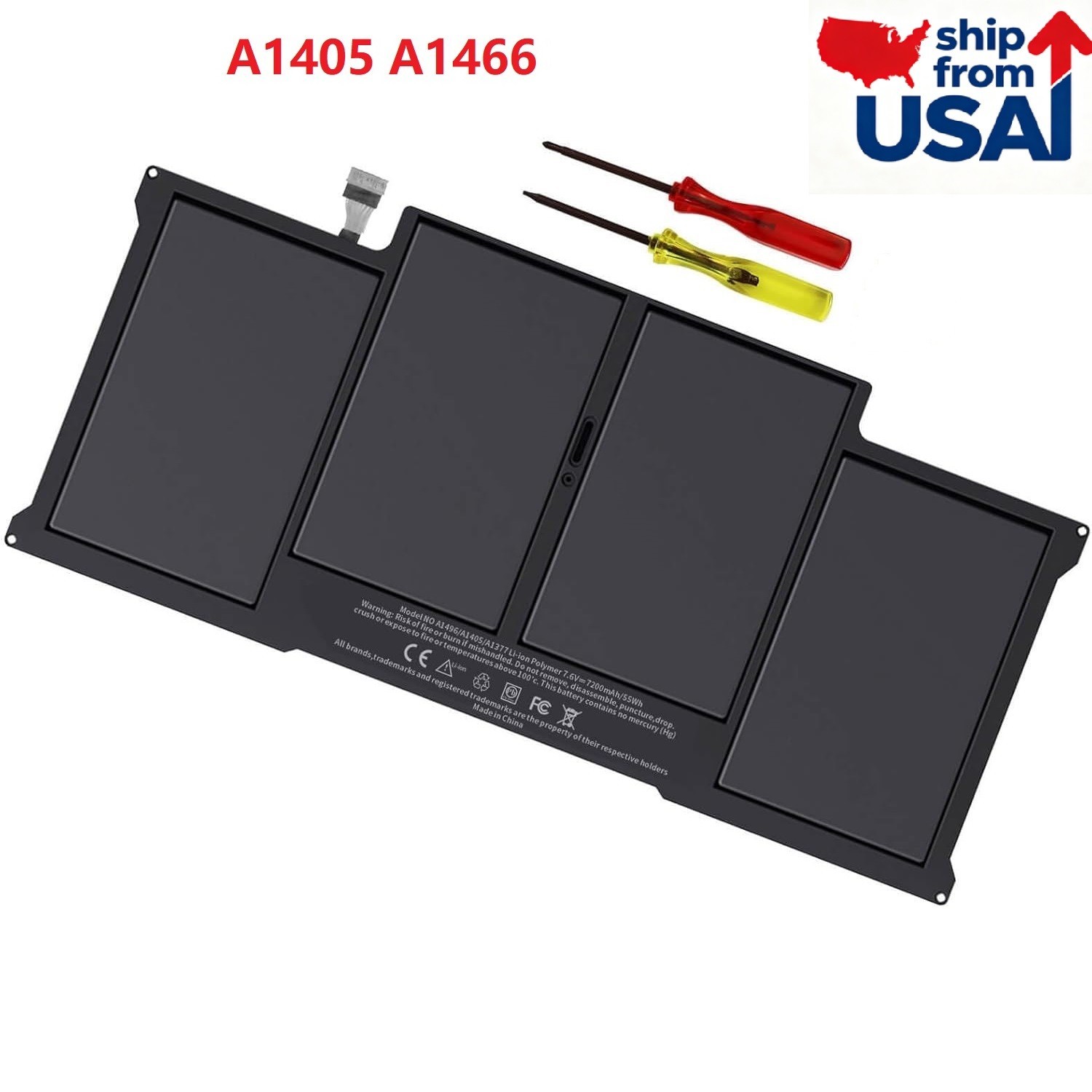 A1466 A1405 A1496 Battery for Apple MacBook Air 13" Mid 2012 2013 Early 2014 /15