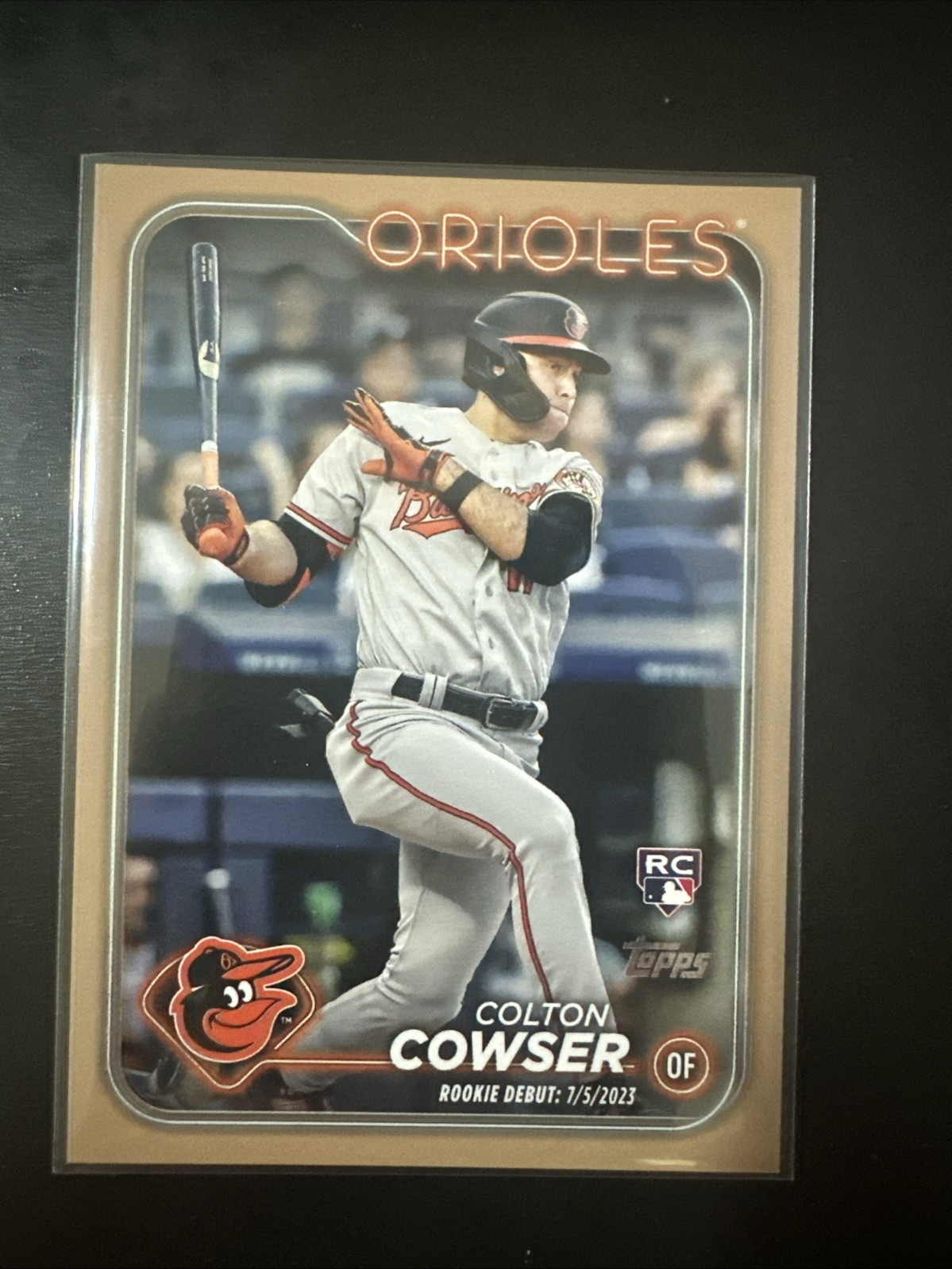 2024 Topps Update Series - Rookie Debut Colton Cowser #US72 Gold /2024 (RC)