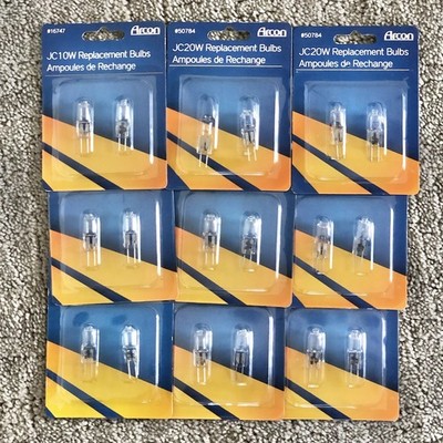 Lot of 9 Arcon 2-Packs - JC10W (16747) - Incandescent Bulbs