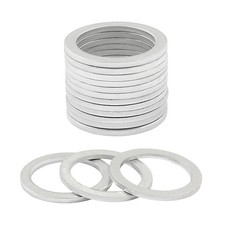 15Pcs Aluminum Oil Drain Plug Gasket Crush Washers 18mm Inner Diameter Washer...