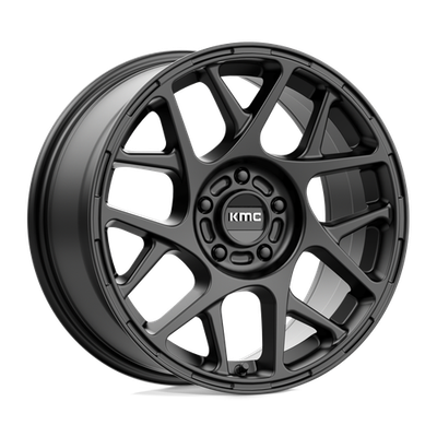 KMC Wheels KM708 BULLY 17x8 5x112 38mm Satin Black KM70878057738