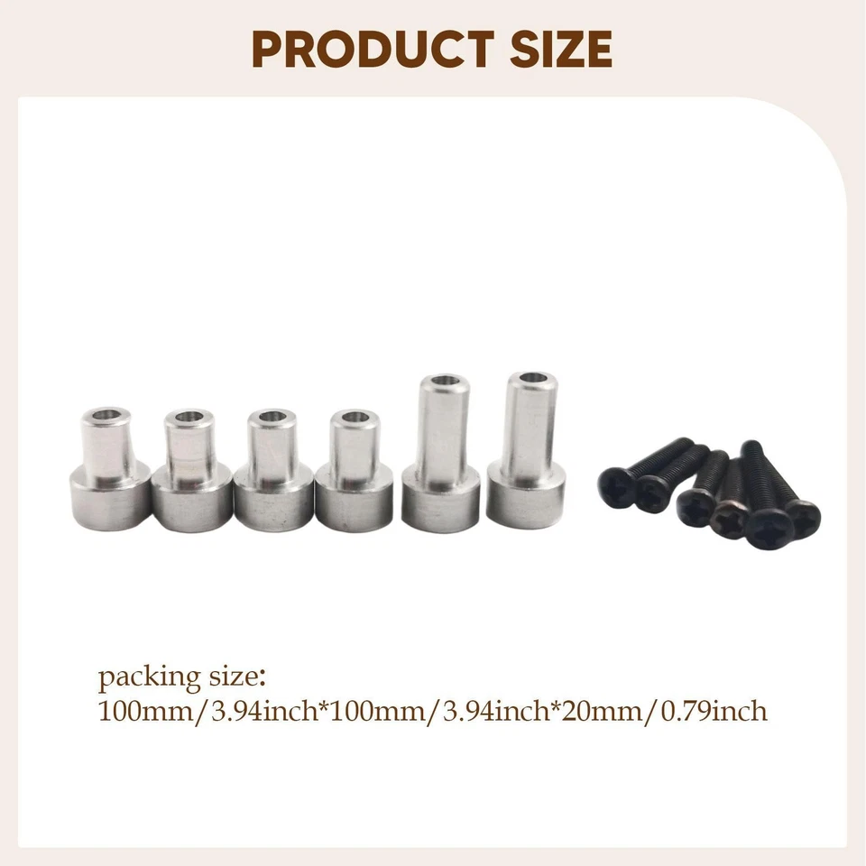 6x 1/12 RC Car Shell Raise The Column Modification Body Posts for MN82 MN82S - Image 4 of 4