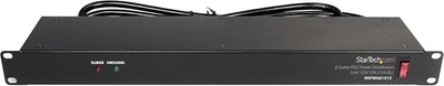 StarTech Power Distribution Unit 125V RKPW081915 19in 1U Rack 8 Outlet PDU D-4