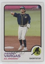 2022 Topps Heritage Minor League Edition Jheremy Vargas #47 0h29