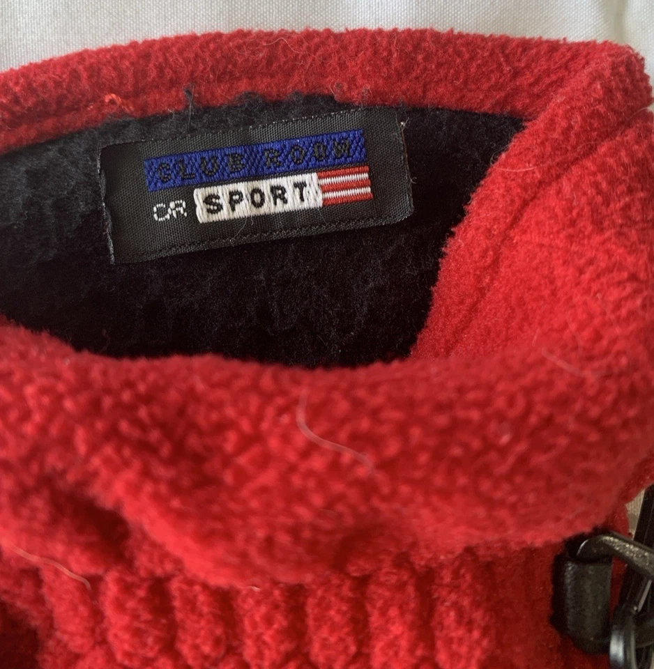 Guantes deportivos Club Room CR para hombre L rojo polar aislante nieve snowboard Foto 2 de 4