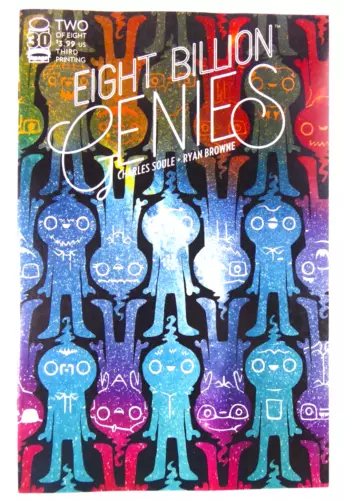 EIGHT BILLION GENIES 2022 #2 3rd PRINT Variant Key OPTIONED CHARLES SOULE VF/NM