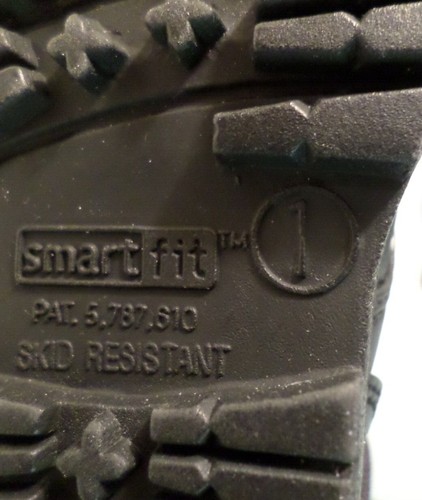 Boys Black Dress Shoes, lace up, Toddler size 1, Smart Fit - Picture 6 of 6
