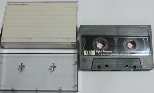 S9 Sony UX 100 min, Vintage High Position Cassette Tape, Used, Made in Japan - Picture 4 of 6