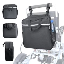Large Capacity Backpack for Wheelchairs and Mobility Scooters, with Cup Holder