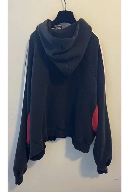 Felpa con cappuccio Balenciaga x Adidas nuova con etichetta mai indossata taglia XS