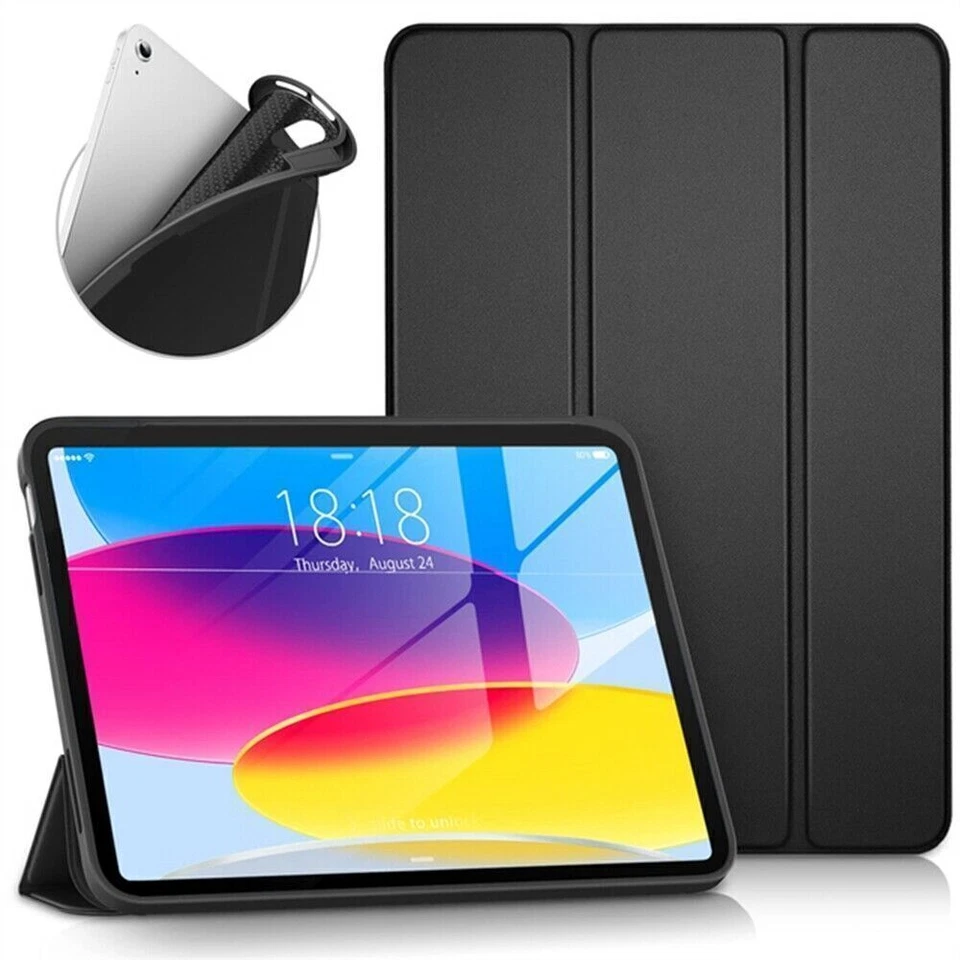 Tasche für iPad Air 4 5 6/7/8/9/10/11th Gen Pro 11 Smart Case Schutz Hülle Etui - Bild 3 von 4