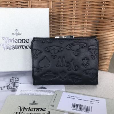 Vivienne Westwood Vivienne purse tri-fold mini wallet black | eBay