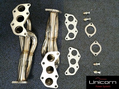 Exhaust Headers for Subaru Legacy Outback Tribeca flat-6 DOHC H6 EZ36 3