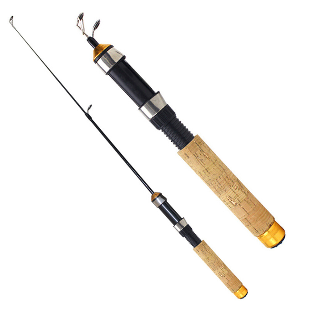 60cm Ice Fishing Rod Outdoor Telescopic Winter Fishing Pole Fishing