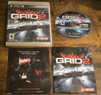 GRID 2 (Sony PlayStation 3 PS3, 2013 Black Label) Complete in Box CIB - TESTED