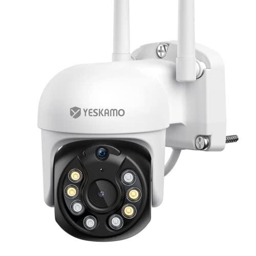 ☆YESKAMO ワイヤレスPTZ警報カメラ 5 million pixel automatic tracking function YESKAMO security