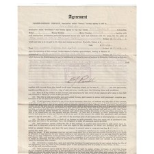 Conditional Sales Agreement 1923 Model T Roadster Joe A Daniels Conditional Sales Agreement 1923 Model T Roadster Joe A Daniels