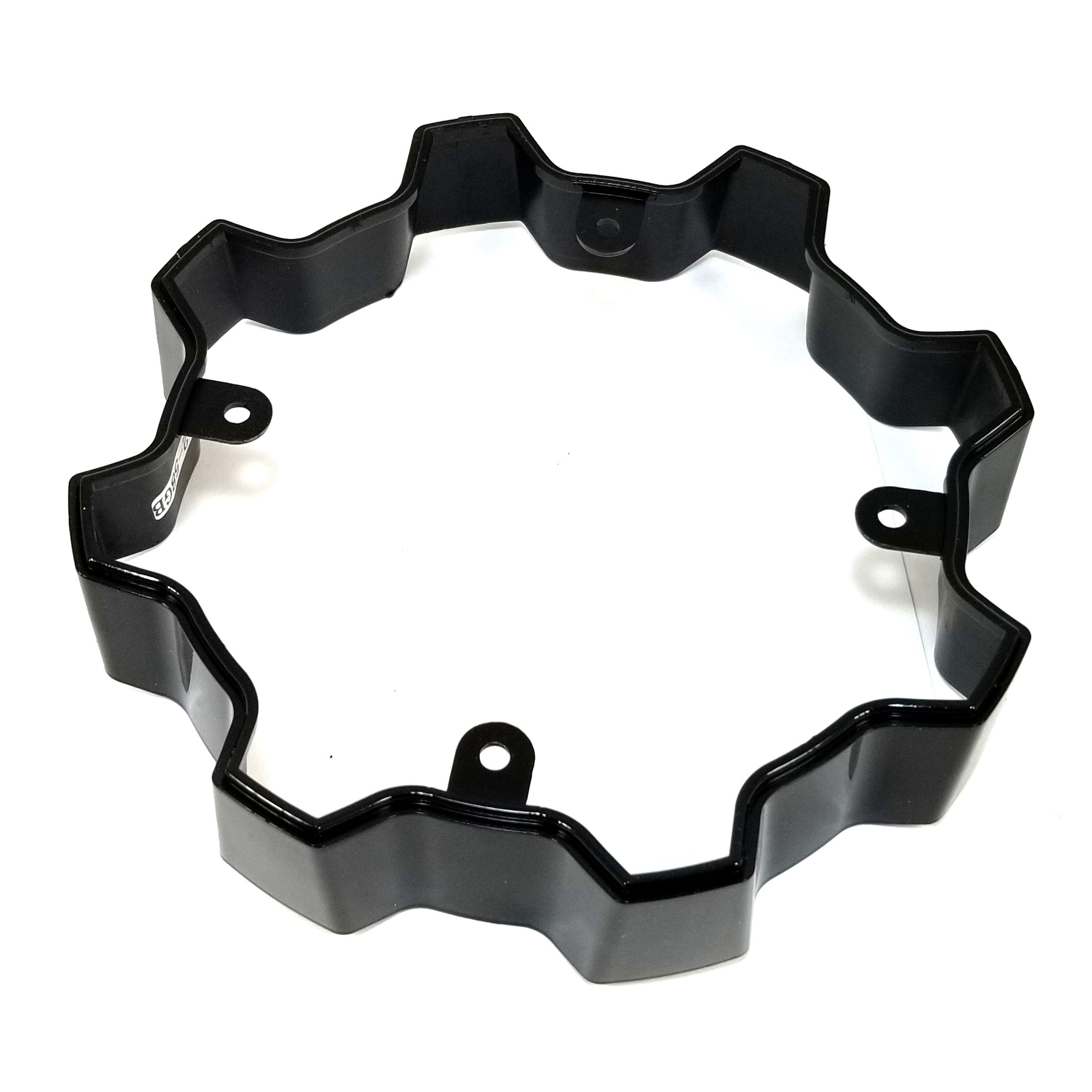 Fuel Gloss Black Wheel Center Hub Cap 83/8"OD 11/2"H Spacer OpenEnd