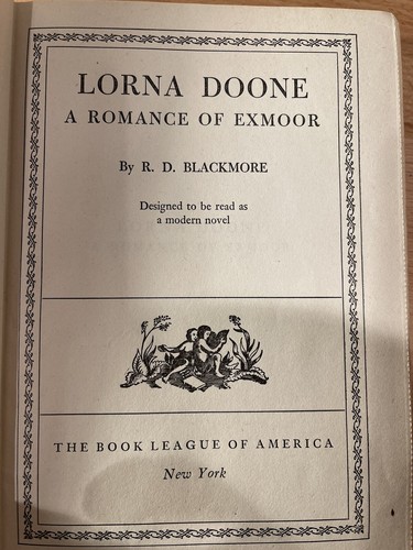 Lorna Doone A Romance of Exmoor By R.D. Pre Owned Hardcover Vintage - Imagen 4 de 4
