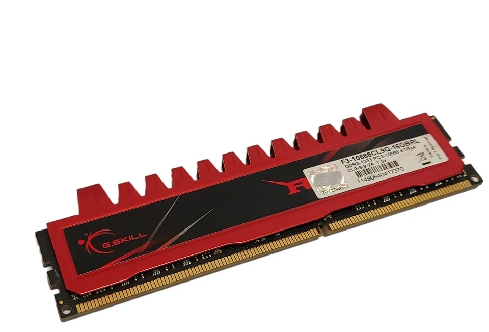 G.Skill RipJaws 4GB DDR3-1333MHz, CL9-9-9-24 / 1.5V ##575 - Immagine 2 di 2
