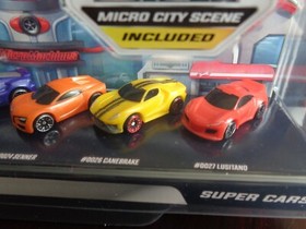 MICRO MACHINES SUPERCARS DEALERSHIP SET CHROME CHASE SERIES 1 HASBRO 2020 NEW